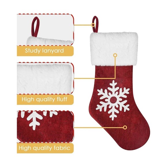 Christmas Stockings 4 Pack New - Picture 5 of 6